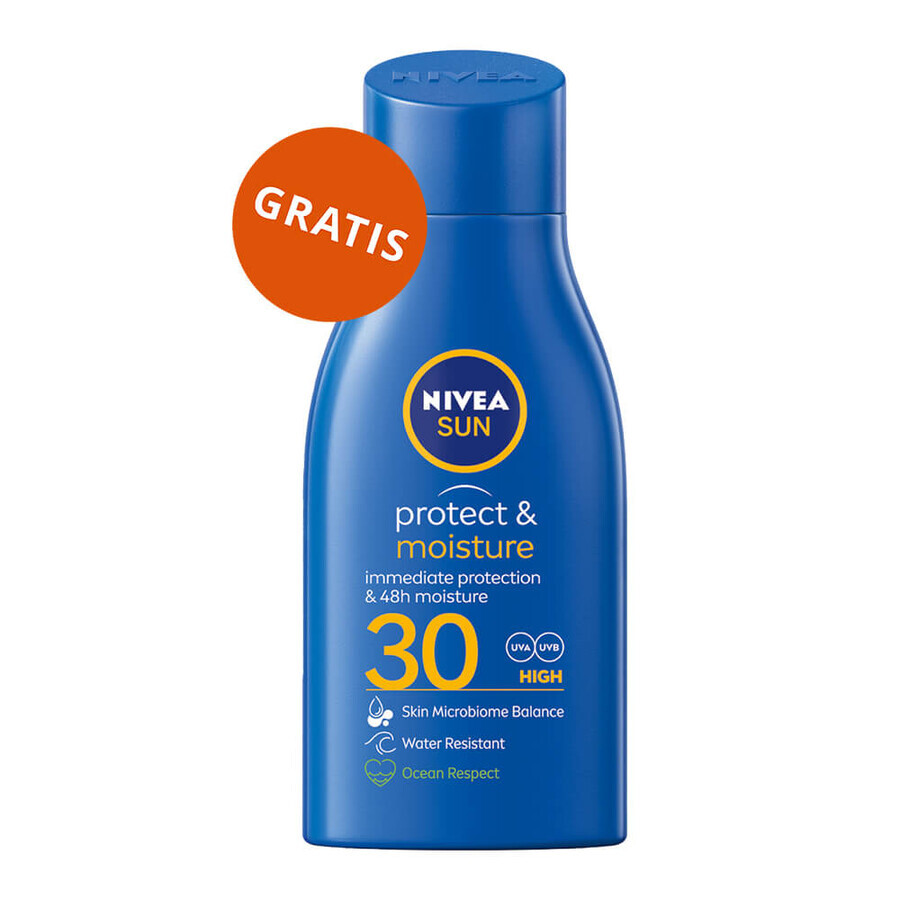 Nivea Sun Luminous 630 set, crème solaire liquide pour le visage, SPF 50+, 50 ml + lotion bronzante en spray, SPF 50, 200 ml + lotion bronzante, SPF 30, 30 ml gratuit