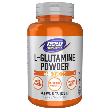 Now Sports L-Glutamine, poudre, 170 g