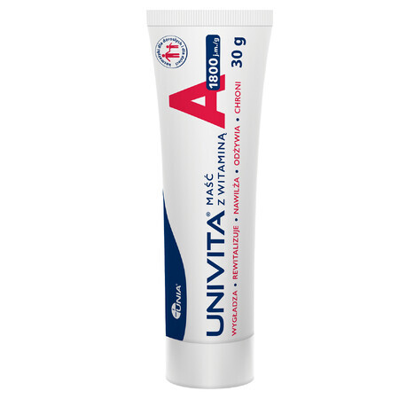 Univita pomada con vitamina A 1800 UI/g, 30 g