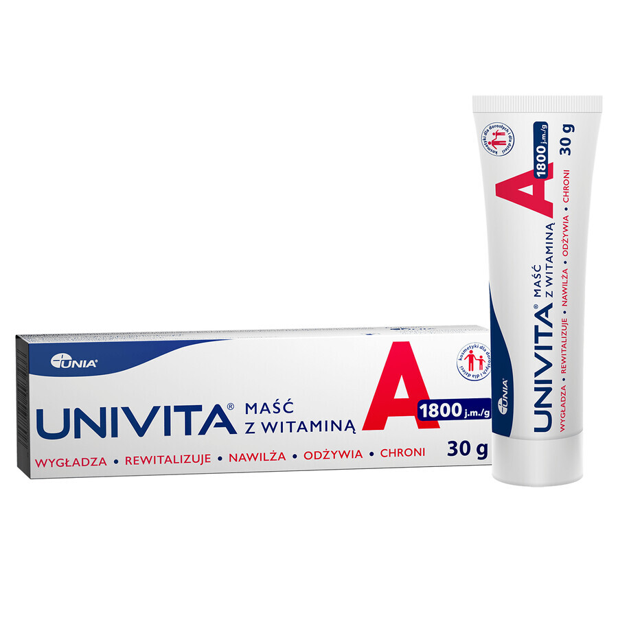 Univita pomada con vitamina A 1800 UI/g, 30 g