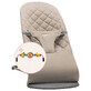 Balansoar Bliss cu bara de jucarii inclusa, 3,5 - 13 kg, Sand Grey, BabyBjorn