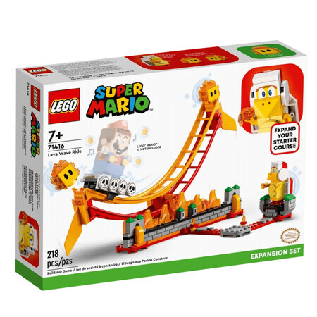 Set de extindere Plimbare pe valul cu lava Super Mario, Lego