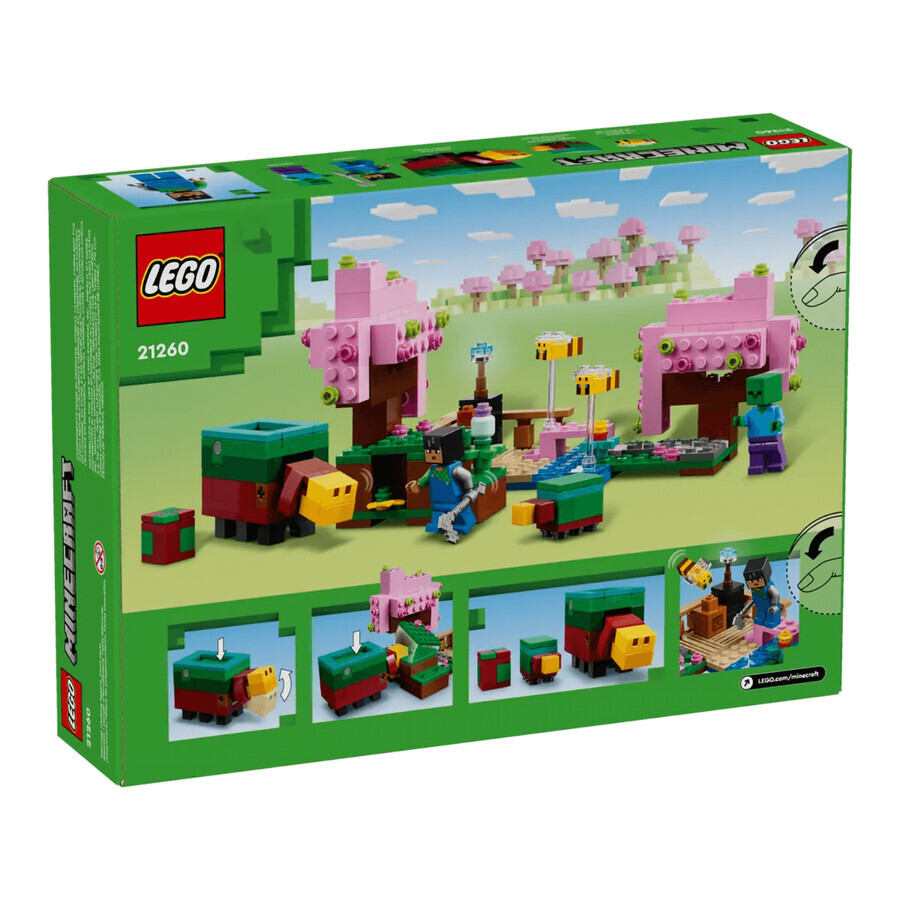 Gradina cu Ciresi infloriti, 8+ ani, 21260, Lego Minecraft