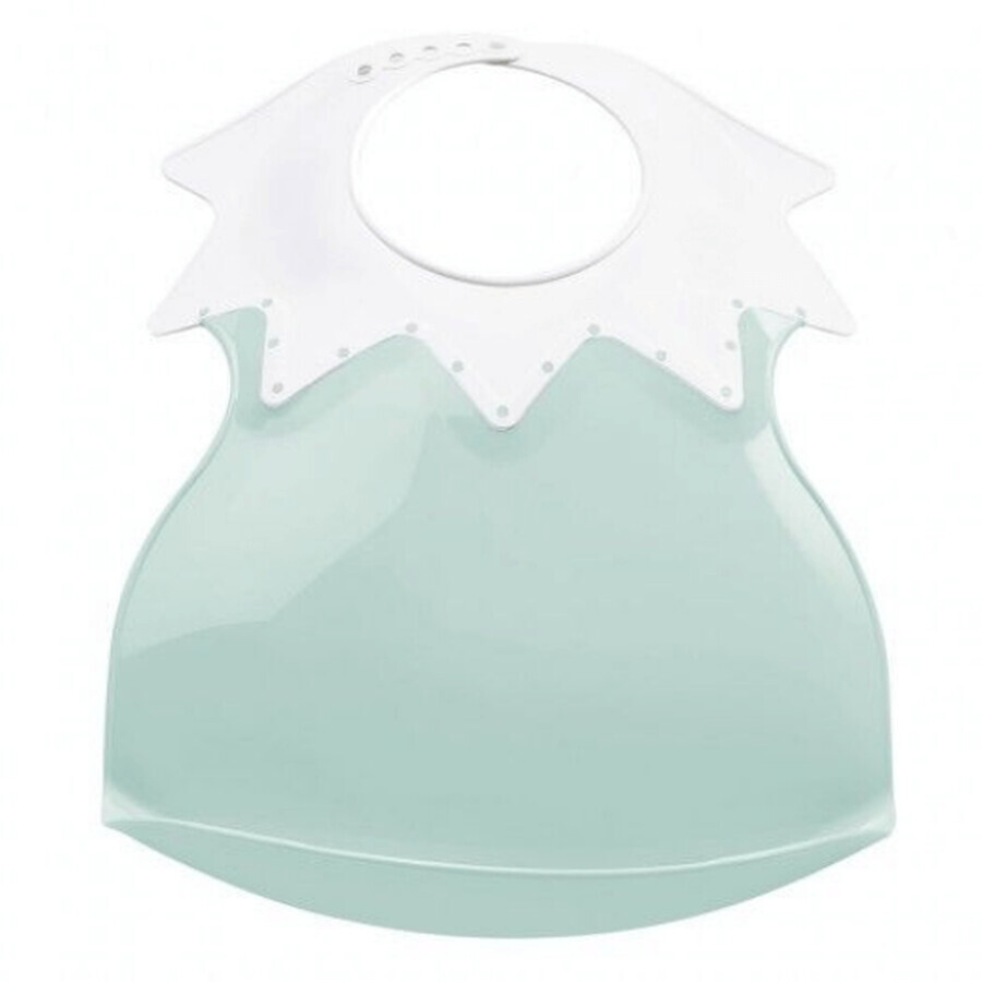 Baveta bebe ultra-soft Arlequin, Celadon green, Thermobaby