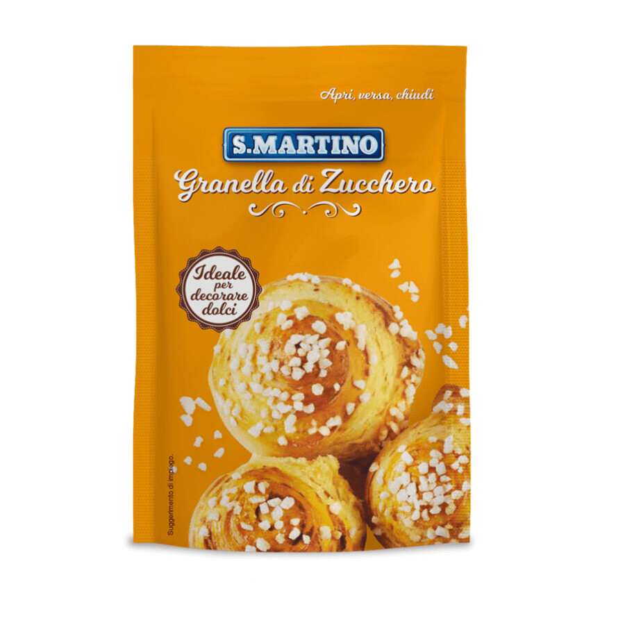 Gluten-free granulated decorating sugar, 125 g, S.Martino