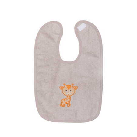 Baveta bumbac organic Girafa, 27x39 cm, Fillikid