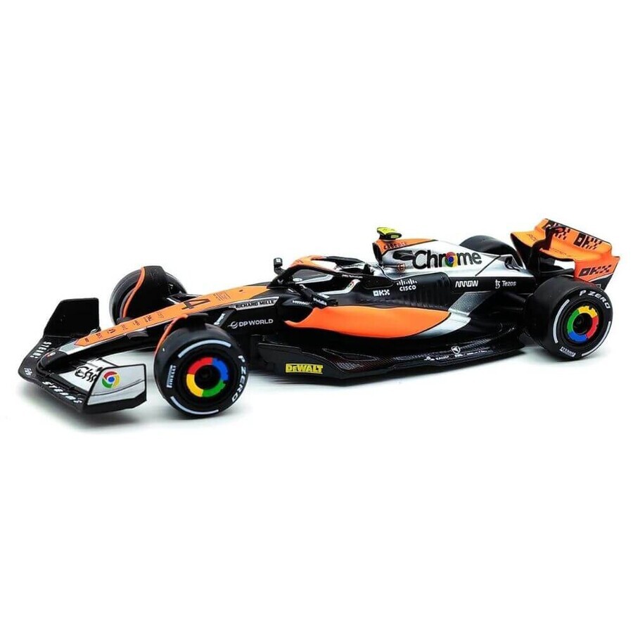 Macheta masinuta Mclaren F1 Team MCL60 Oscar Piastri, +3 ani, 1:43, Bburago