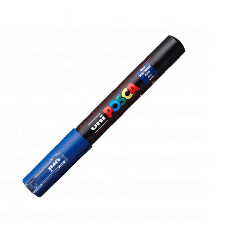 Watermarker PC-1M Uni, 0,7 MM, Blauw, Posca