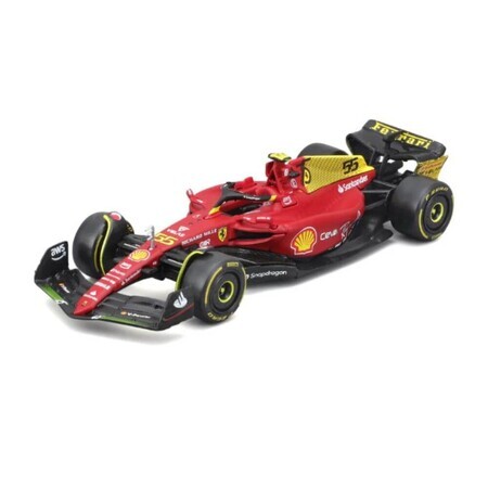 Macheta masinuta Ferrari F1-75 Italian GP Edition (2022) Charles Leclerc, +3 ani, 1:43, Bburago