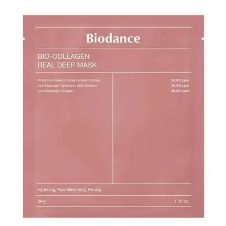 Masca de fata pentru hidratare intensa si fermitate Bio-Collagen, 34 g, Biodance