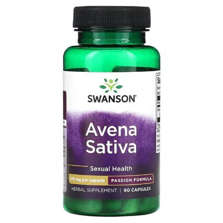 Avena Sativa, 575 mg, 60 capsule, Swanson