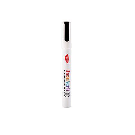 Acrylic marker, White, 1 pc, Daco