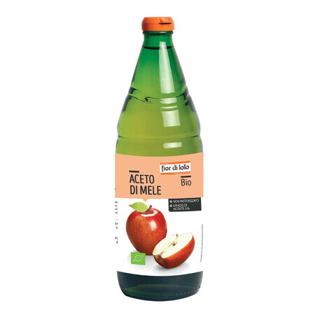 Biologische ongepasteuriseerde appelazijn, 750 ml, Fior di Loto