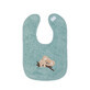 Baveta din bumbac organic, Aqua Koala, 27x39 cm, Fillikid