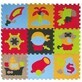 Covoras Puzzle Aventurile Piratilor, 92x92cm, BabyGreat