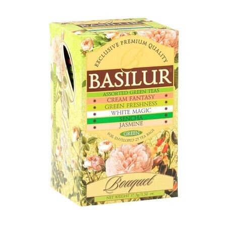 Ceai Bouquet assorted, 25 plicuri, Basilur