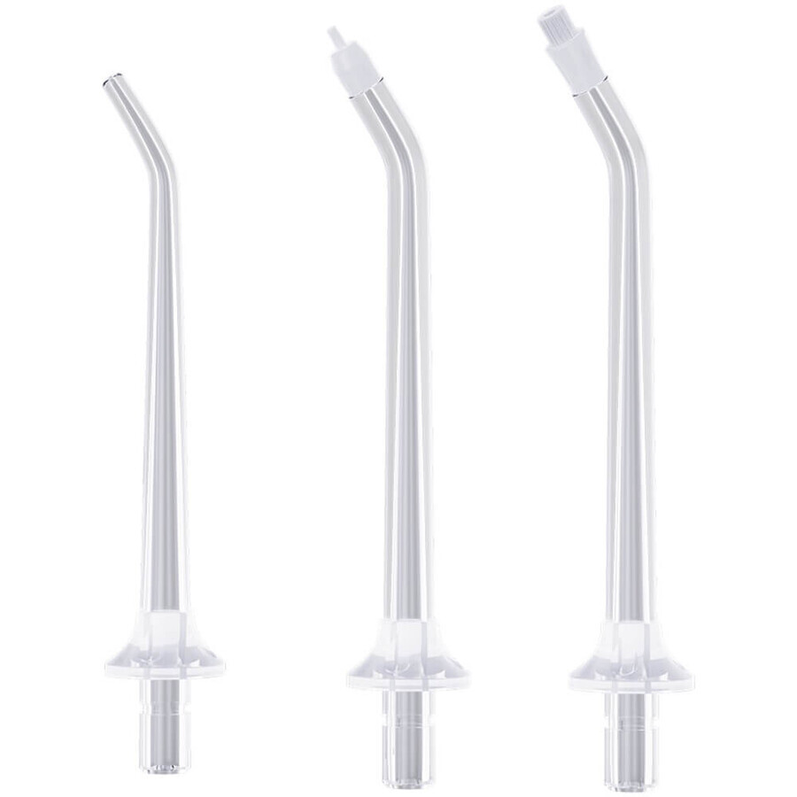 Set of mouth irrigator heads, 3 pieces, Aeno