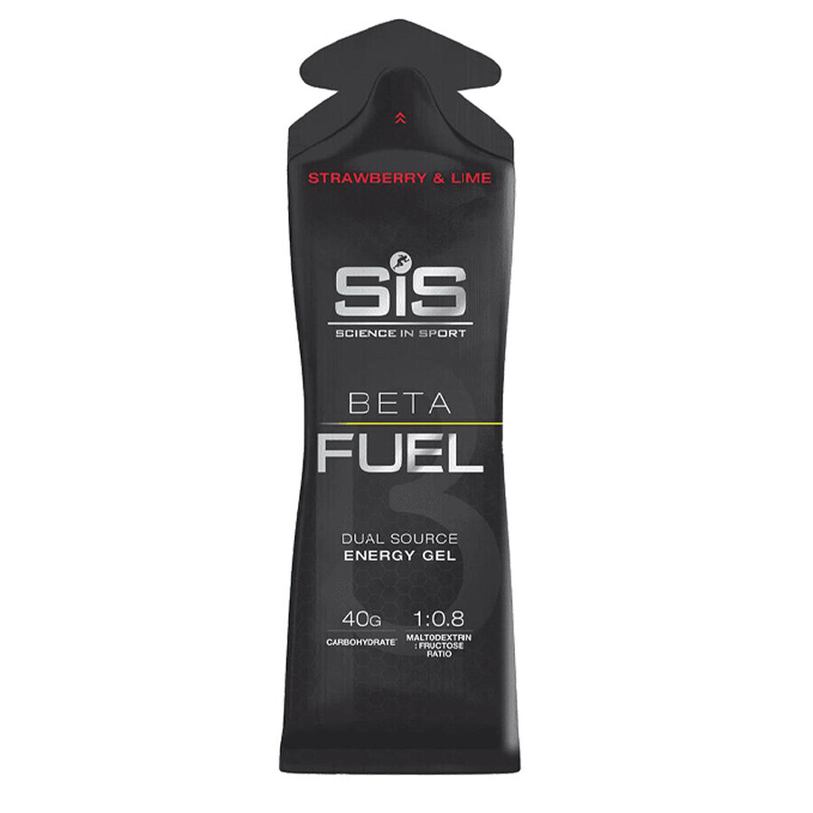 Gel energizant cu aroma de capsuni si lime Sis Beta Fuel, 60 ml, Science In Sport