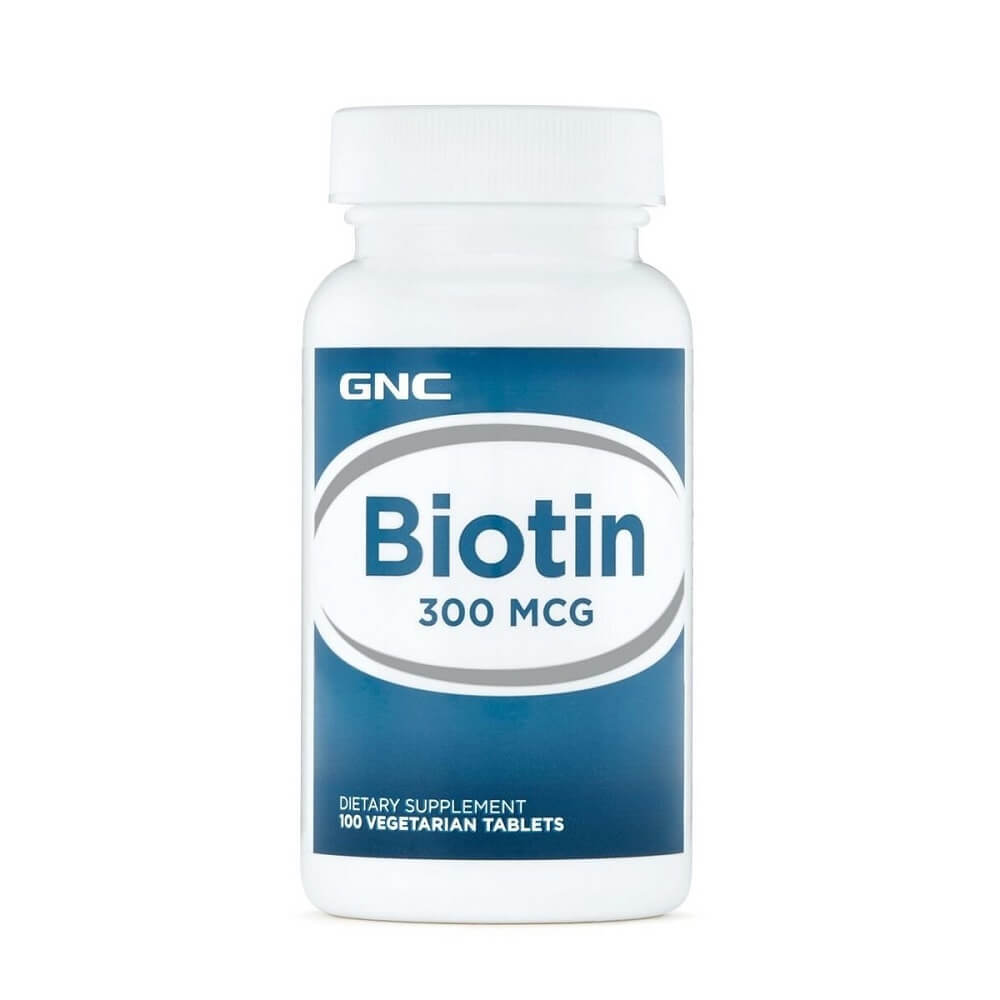 Biotina 300 mcg (255811), 100 tablete, GNC Mama-si-copilul 2022