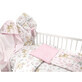 Set pentru bebelusi 6+1 piese, Sweet Deer Pink, Miminu