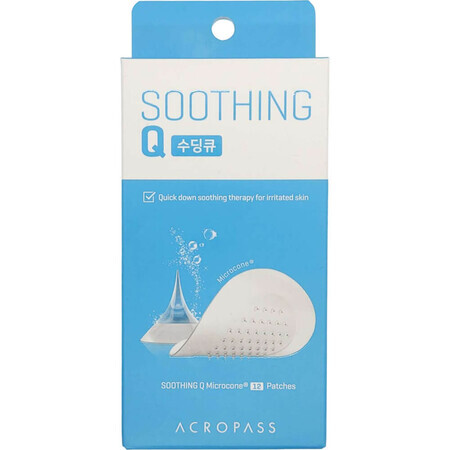 Plasturi calmanti cu microace Soothing Q, 12 bucati, Acropass