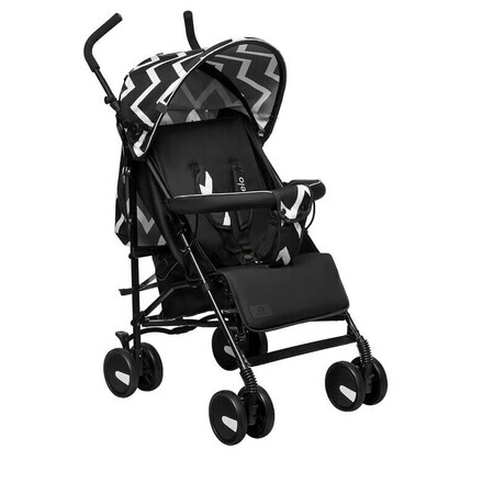 Landau de sport Elia, de la naissance à 15 kg, noir, Lionelo