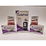 CodeFree SD Glucometru + 2 x Teste de glicemie, 50 bucati, CodeFree