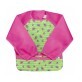 Bavetica impermeabila cu maneci si buzunar reversibil, Green Watermelon, 2-4 ani, Green Sprouts