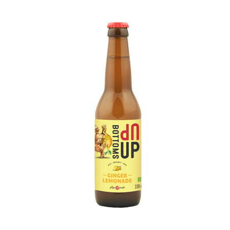 Bottoms Up Organic Ginger Lemonade, 330 ml, The Ginger People