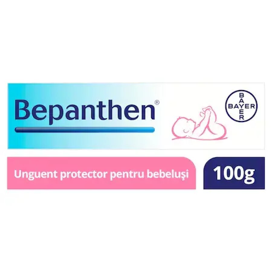  Unguent pentru iritațiile de scutec Bepanthen, 100 g, Bayer