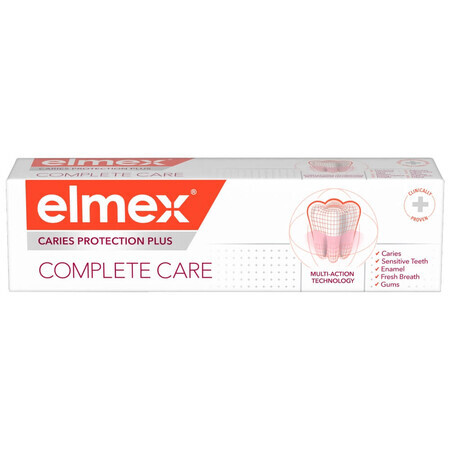 Elmex Caries Protection Plus Complete Care Pastă de dinți, 75 ml AMBALAJ CONTAMINAT