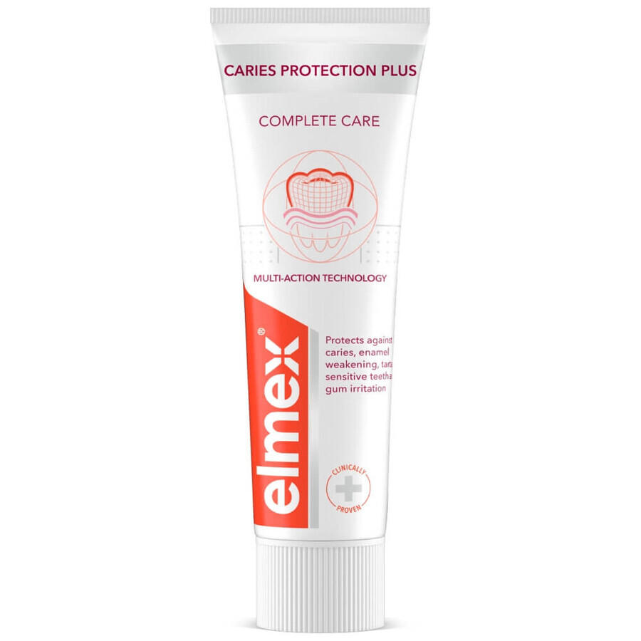 Elmex Caries Protection Plus Complete Care Pastă de dinți, 75 ml AMBALAJ CONTAMINAT