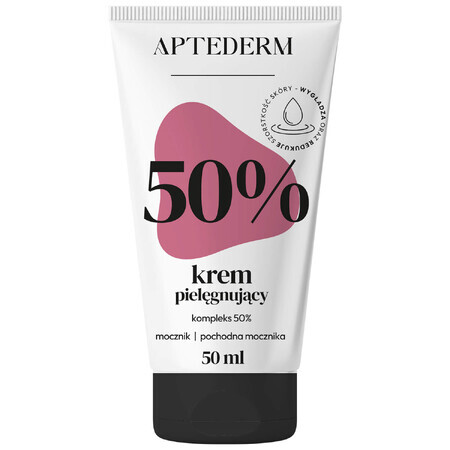 Aptederm, cremă de îngrijire cu uree 50%, 50 ml