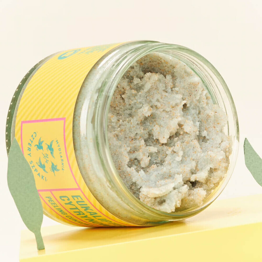 Cztery Szpaki, body scrub, lemon eucalyptus, 250 ml