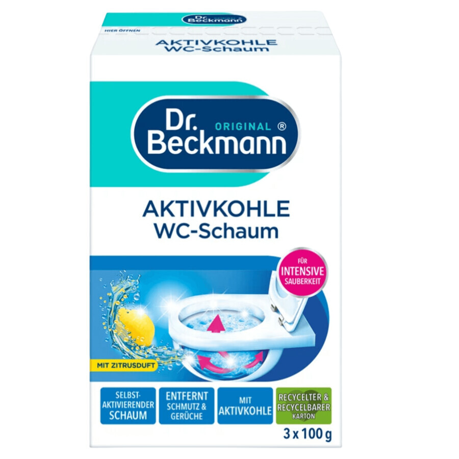 Dr Beckmann, mousse de toilette, 3 x 100 g