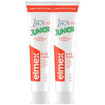 Elmex Caries Protection Junior, tandpasta voor kinderen, 6-12 jaar, 2 x 75 ml