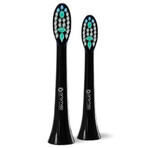 Oromed, embouts de remplacement pour brosse à dents Oro-Sonic X Pro, noir, 2 pièces