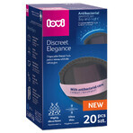 Lovi Discreet Elegance, tampoane pentru sân, antibacteriene, negru, 20 bucăți