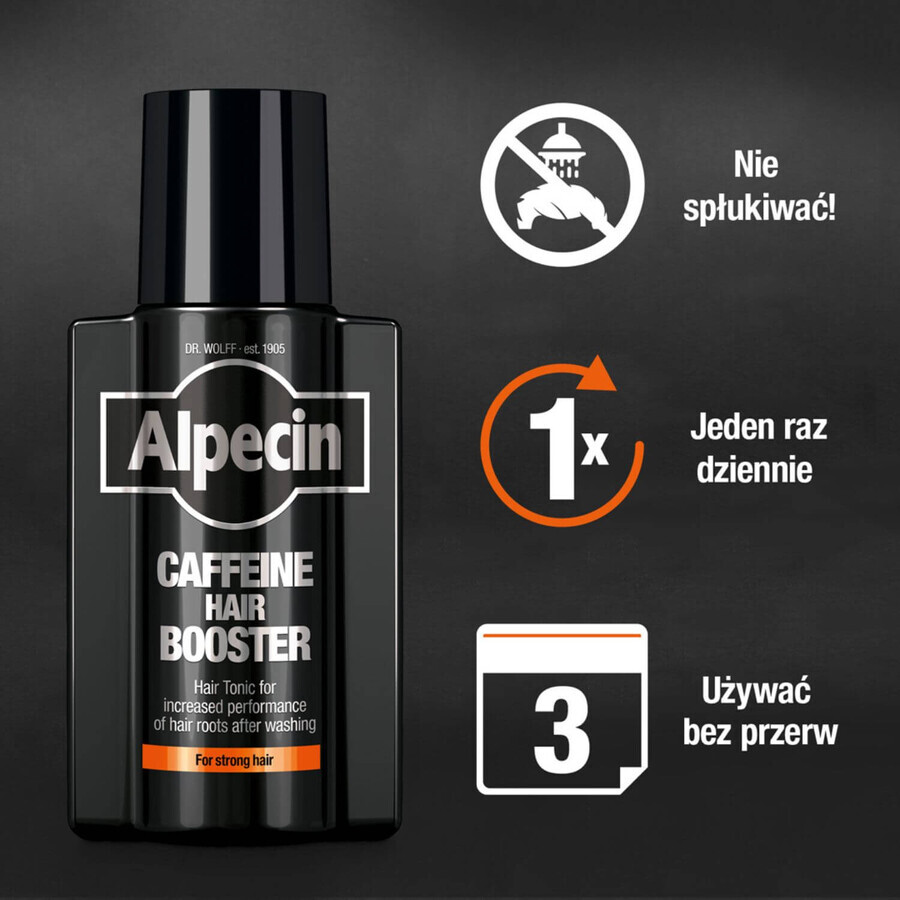 Alpecin Caffeine Hair Booster, ser de păr, 200 ml