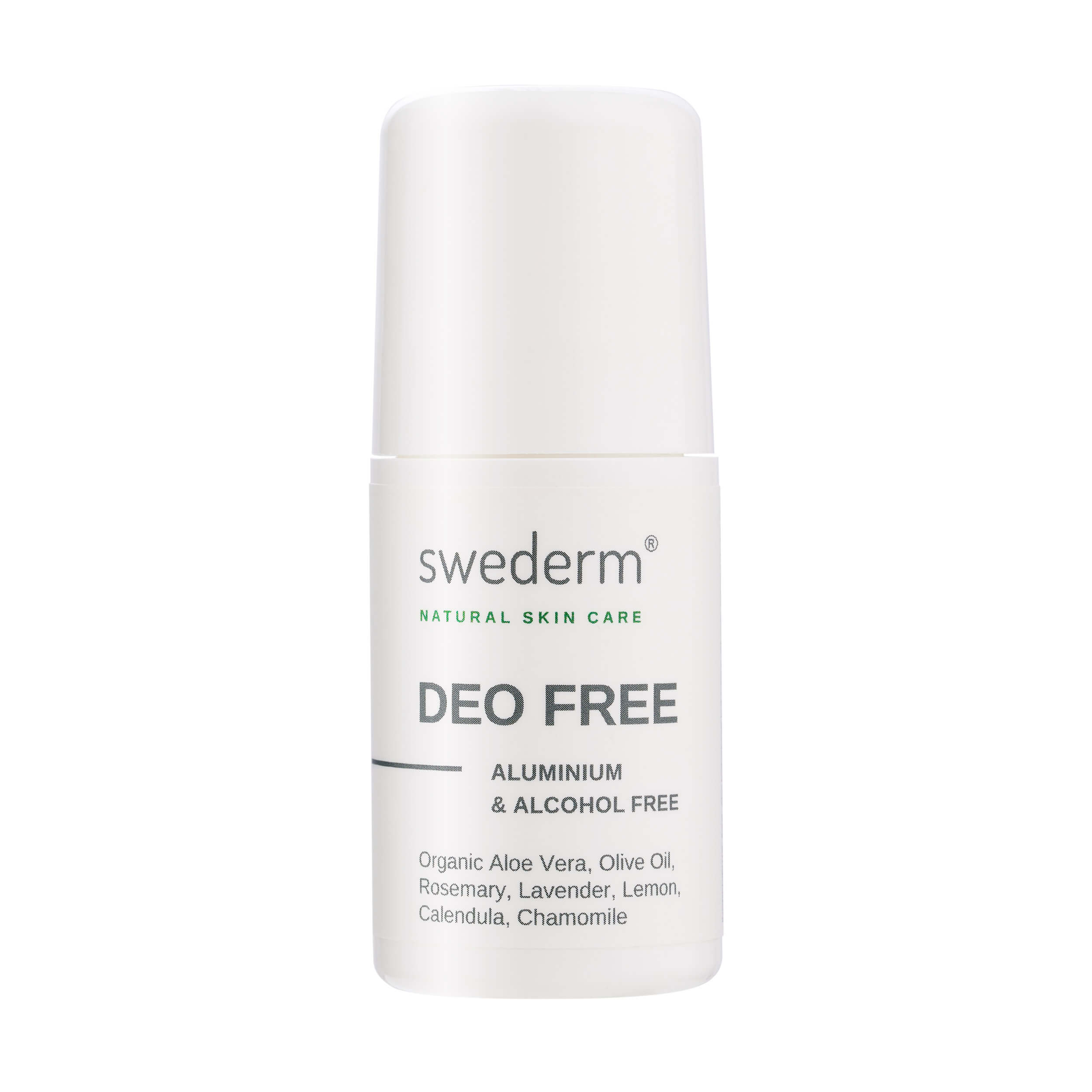 Swederm Deo Free, deodorant natural fără aluminiu și alcool, 50 ml