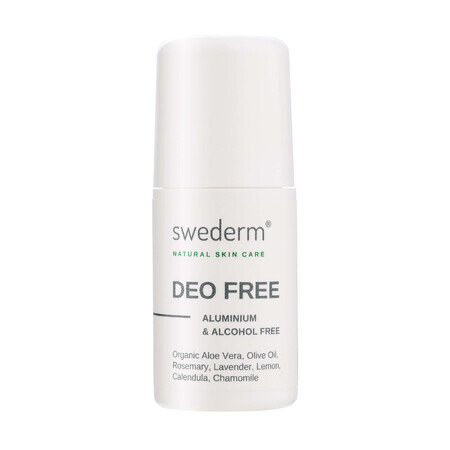 Swederm Deo Free, natural deodorant without aluminum and alcohol, 50 ml