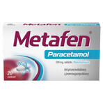 Metafen Paracetamol 500 mg, 20 comprimate