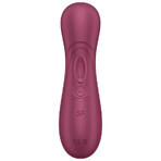 Satisfyer Pro 2 Generation 3 Connect App, masajeador de clítoris con vibración y sin contacto, controlado por aplicación, rojo