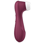 Satisfyer Pro 2 Generation 3 Connect App, masajeador de clítoris con vibración y sin contacto, controlado por aplicación, rojo