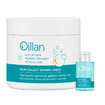 Oillan dermo crema hidratante, desde el primer día de vida, 500 ml + gel limpiador oleoso, desde el primer día de vida, 50 ml gratis