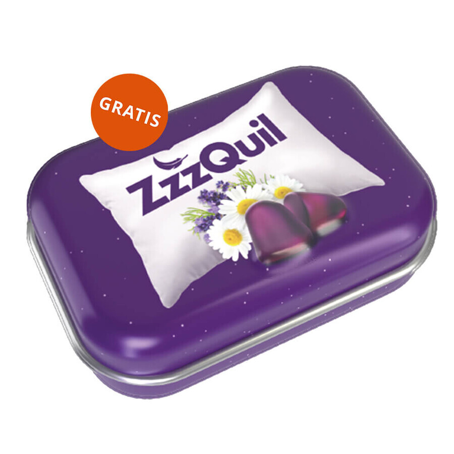 ZzzQuil Natura, jelly beans, 60 bucăți + cutie de călătorie gratuită pentru jelly beans