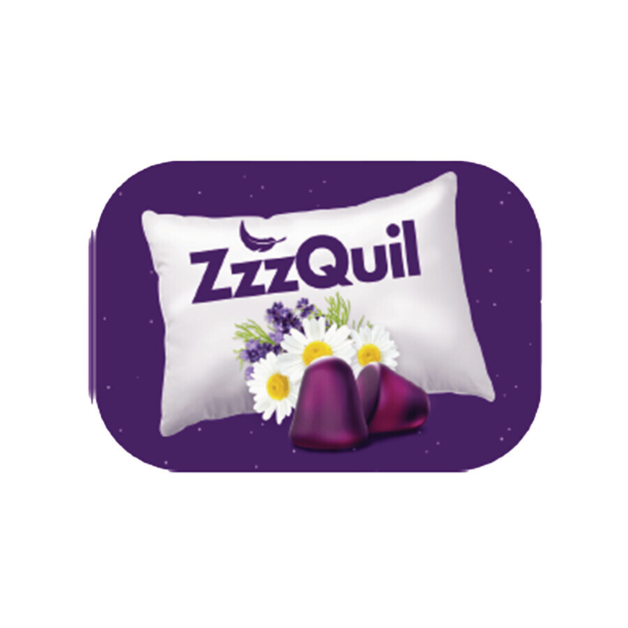 ZzzQuil Natura, jelly beans, 60 bucăți + cutie de călătorie gratuită pentru jelly beans