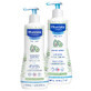 Set Mustela Bebe Enfant, gel de spălare a corpului din prima zi, 500 ml + lapte de corp din prima zi, 500 ml