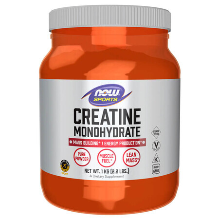 Now Sports Creatină monohidrat, pulbere, 1 kg