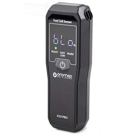 Oromed X10 Pro, electrochemical alcohol tester, black